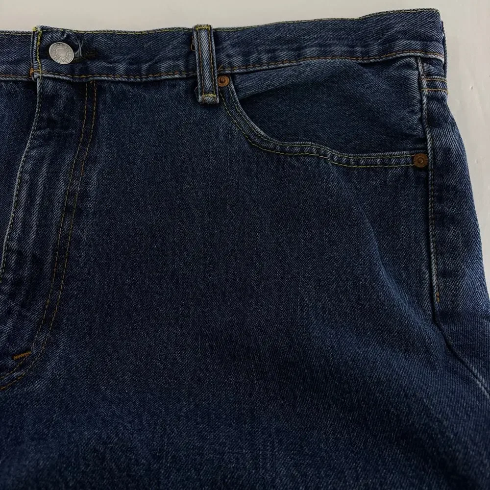 Levi's 505 Regular Fit Jeans Dark Wash W42 L30
